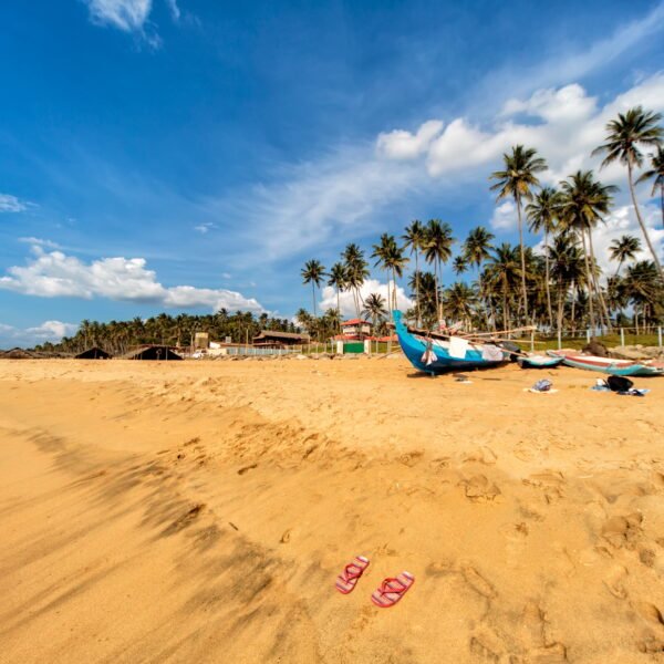 Negombo beach in Sri Lanka