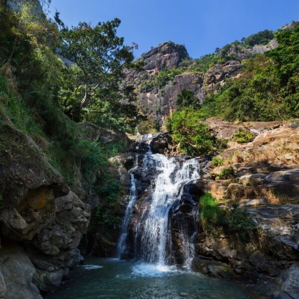 Waterfall on Sri Lanka