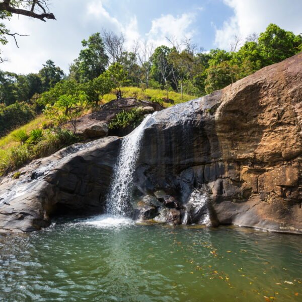 Waterfall on Sri Lanka